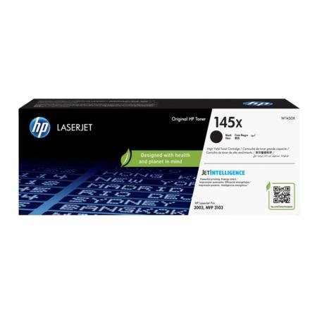 Toner HP  145X Color Negro W1450X  para Impresora LaserJet