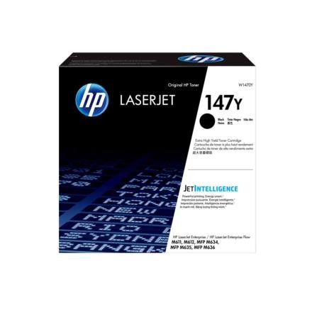 Toner HP 147Y Color Negro W1470Y para Impresora LaserJet