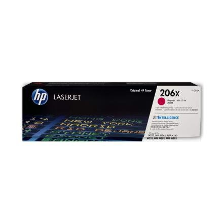Toner HP 206X Color Magenta W2113X  para Impresora LaserJet Toner HP 206X Color Magenta W2113X  para Impresora LaserJet