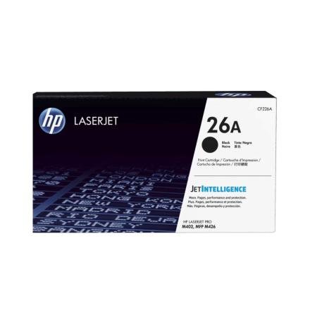 Toner HP 26A Color Negro CF226A para Impresora LaserJet
