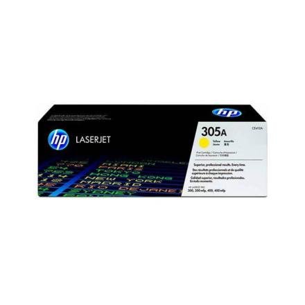 Toner HP 305A Color Amarillo CE412A para Impresora LaserJet