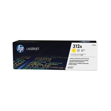 Toner HP 312A Color Amarillo CF382A para Impresora LaserJet