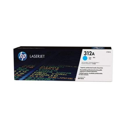 Toner HP 312A Color Cyan CF381A para Impresora LaserJet