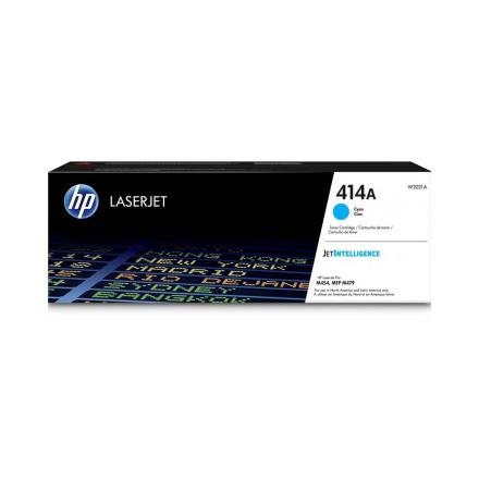 Toner HP 414A Color Cyan W2021A para Impresora Laserjet