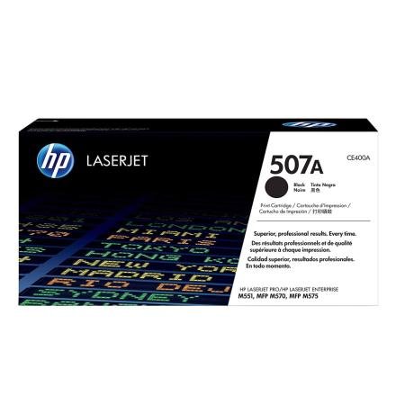 Toner HP 507A Color Negro CE400A para Impresora LaserJet