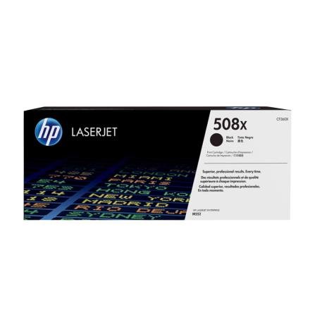 Toner HP 508X Color Negro CF360X para Impresora LaserJet