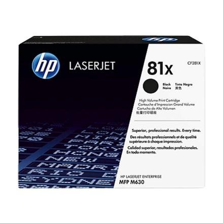 Toner HP 81X Color Negro CF281X  para Impresora LaserJet
