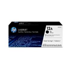 Toner HP 12AD Color Negro Dual Pack Q2612AD para Impresora LaserJet